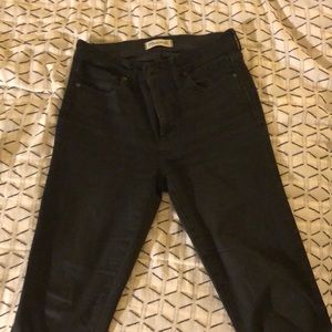 Black madewell high rise skinny jeans
